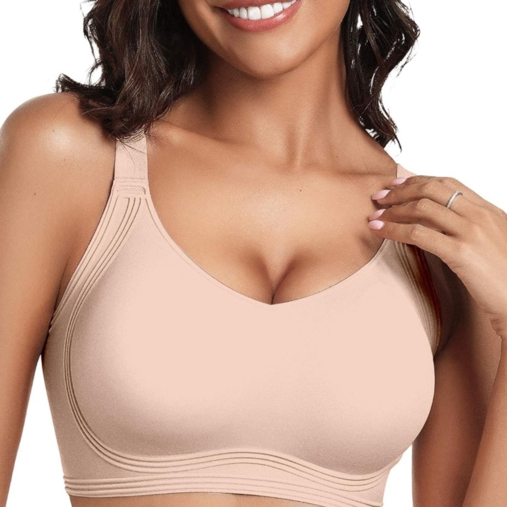 Elegant Nude Push-up Comfort Bra No Wire